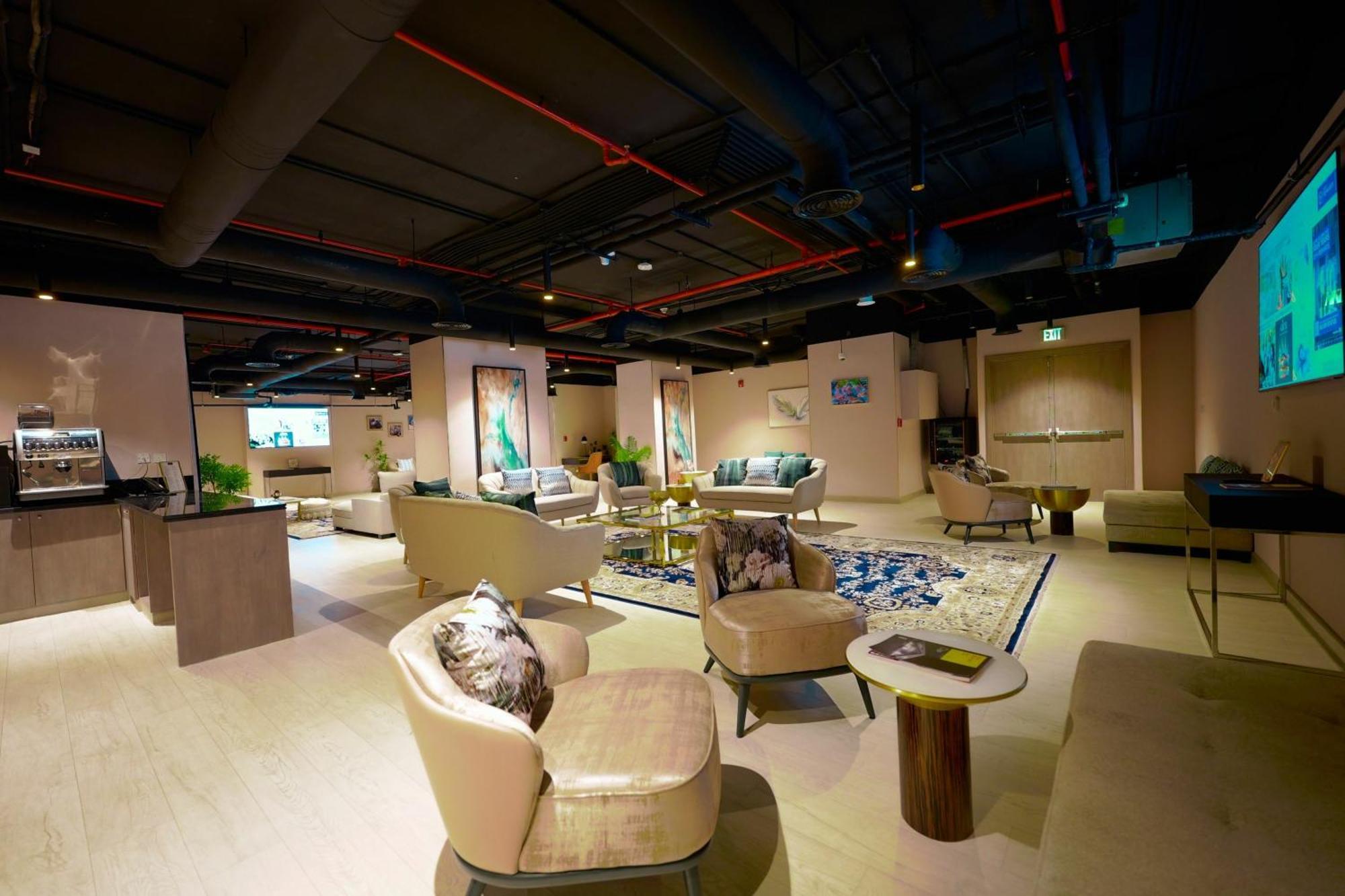 Steigenberger Residence Doha Exterior foto The lounge at the airport